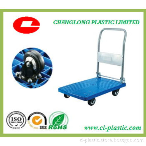 150kg Plastic Platform Folding Handtruck/ Trolley